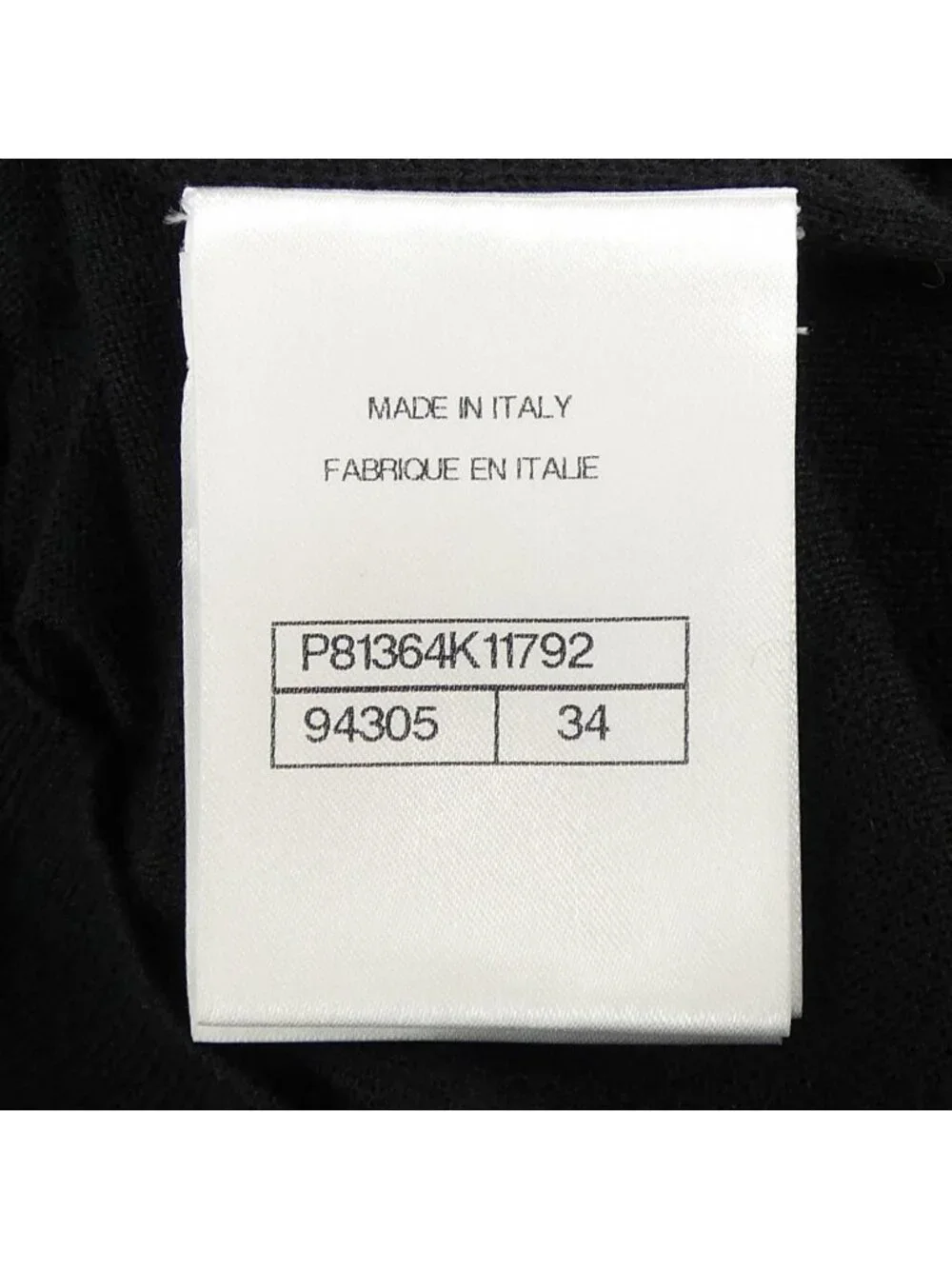 Chanel Knit Sweater Black